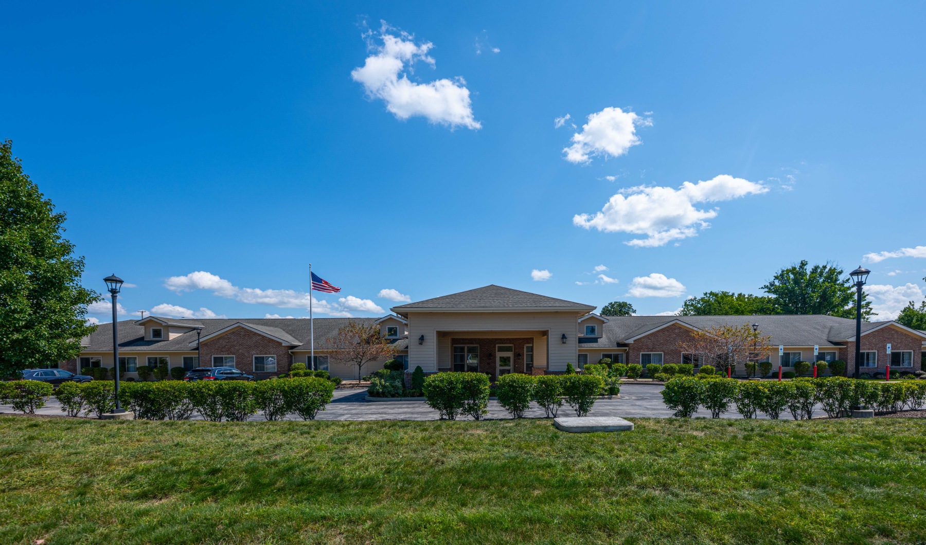 Exterior view of The Auberge at Greenfield Estates